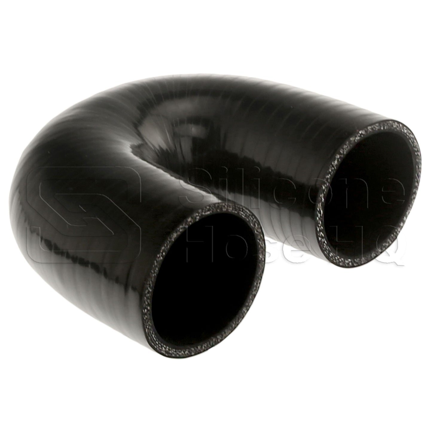 Silicone Hose, 2 1/4" I.D. 180 degree Elbow, 4" Legs