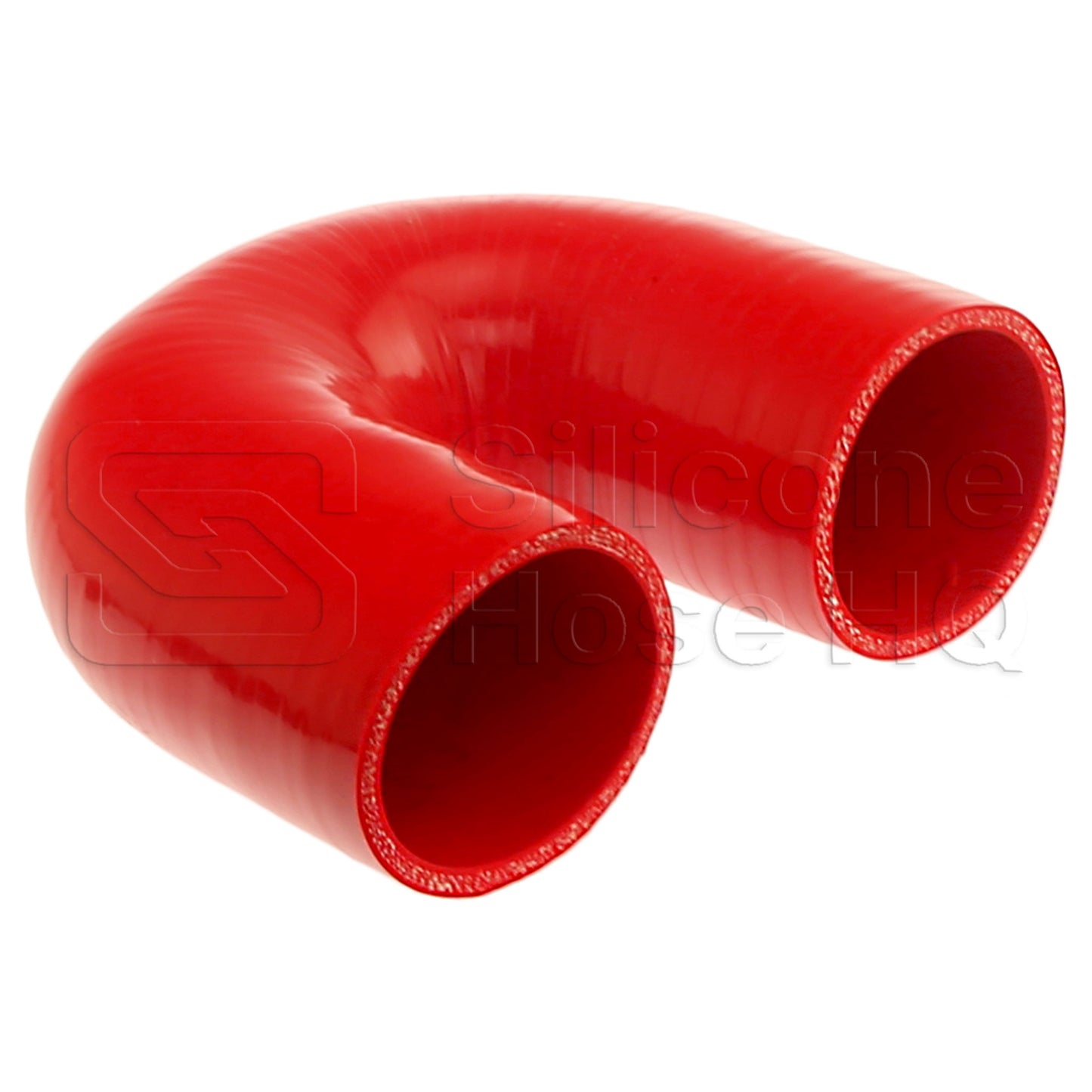Silicone Hose, 2 1/4" I.D. 180 degree Elbow, 4" Legs