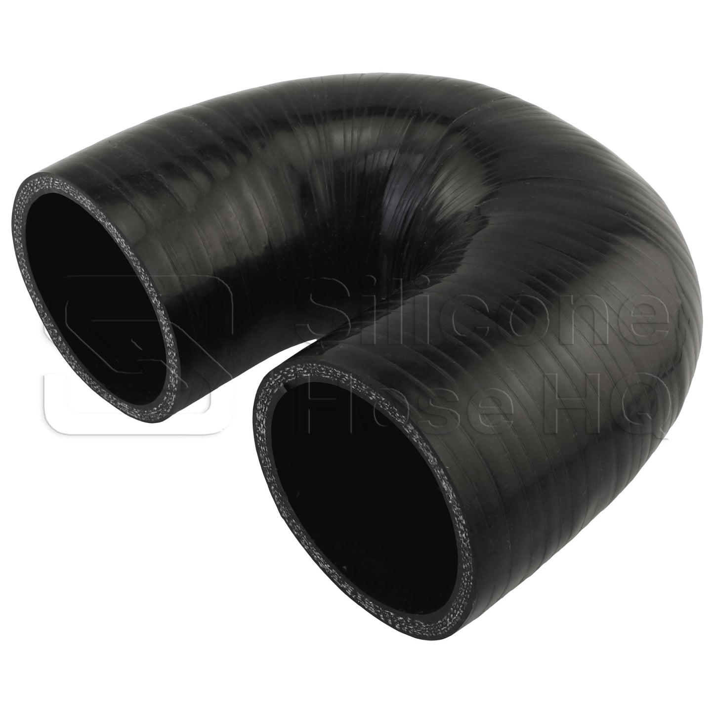 Silicone Hose, 2 1/2" I.D. 180 degree Elbow, 4" Legs
