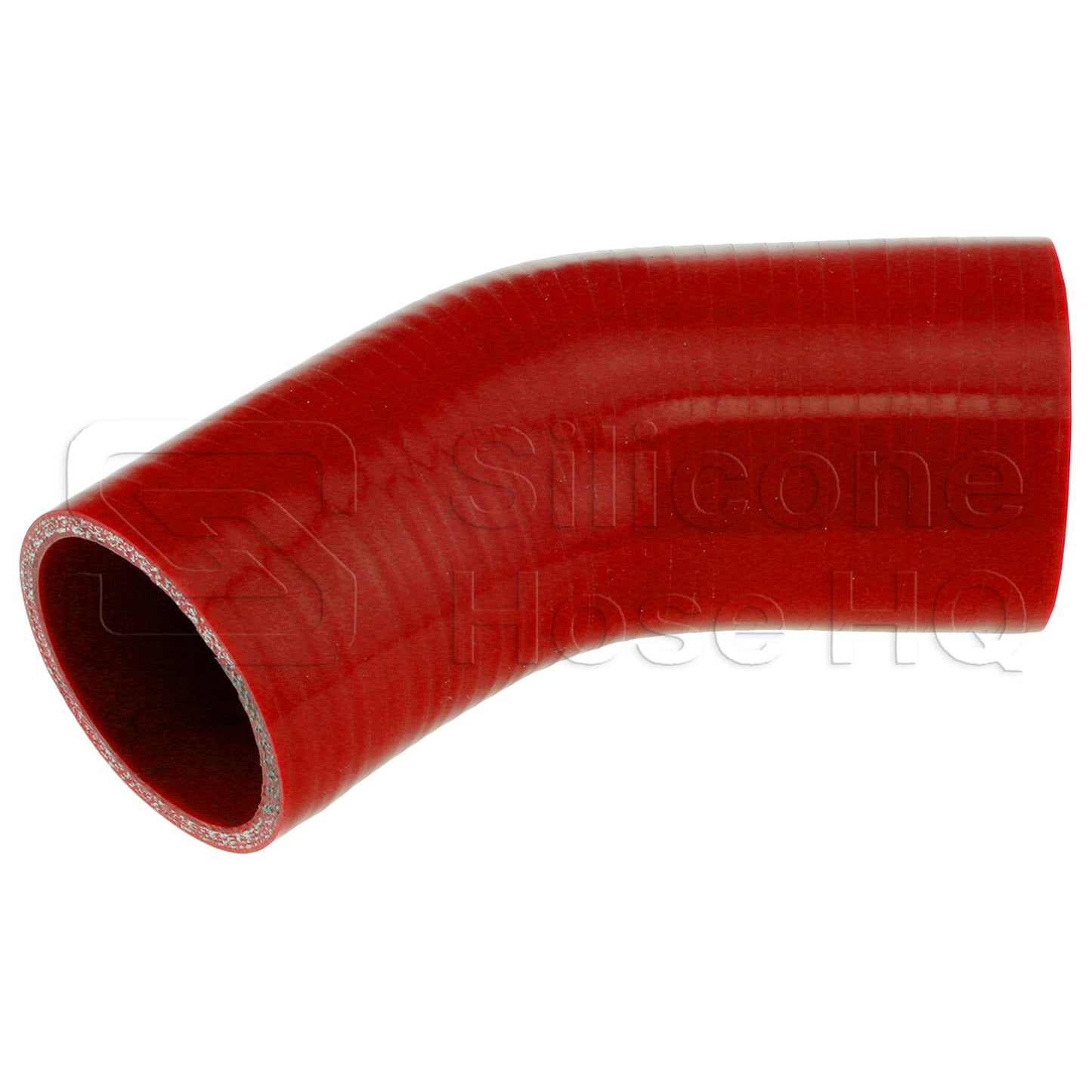 Silicone Hose, 4" to 3" 45 deg. Reducing Elbow
