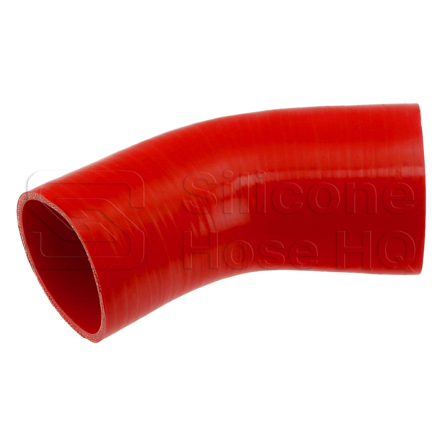 Silicone Hose, 4 x 3 1/2" 45 deg. Reducing Elbow