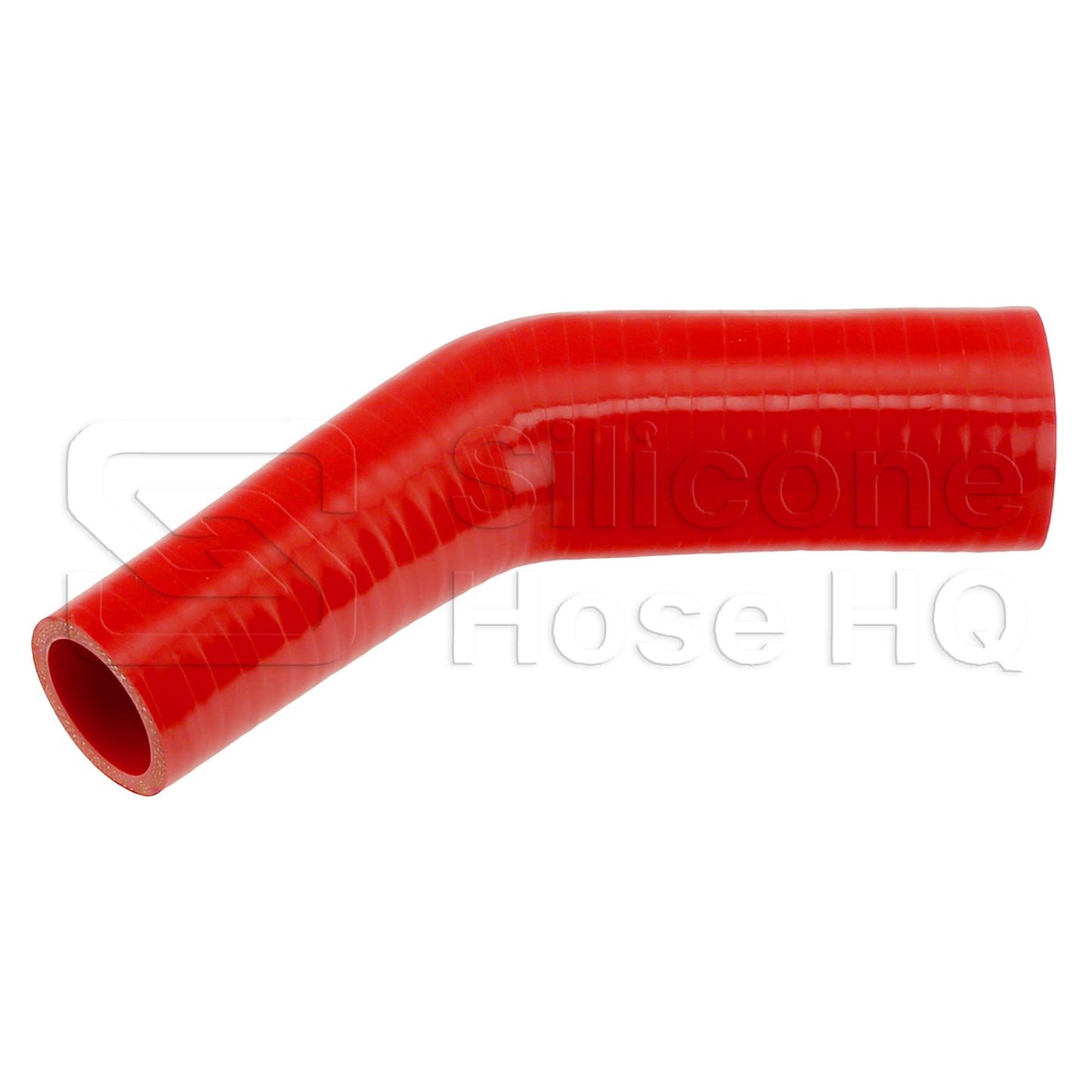 Silicone Hose, 2 x 1 1/2" 45 deg. Reducing Elbow
