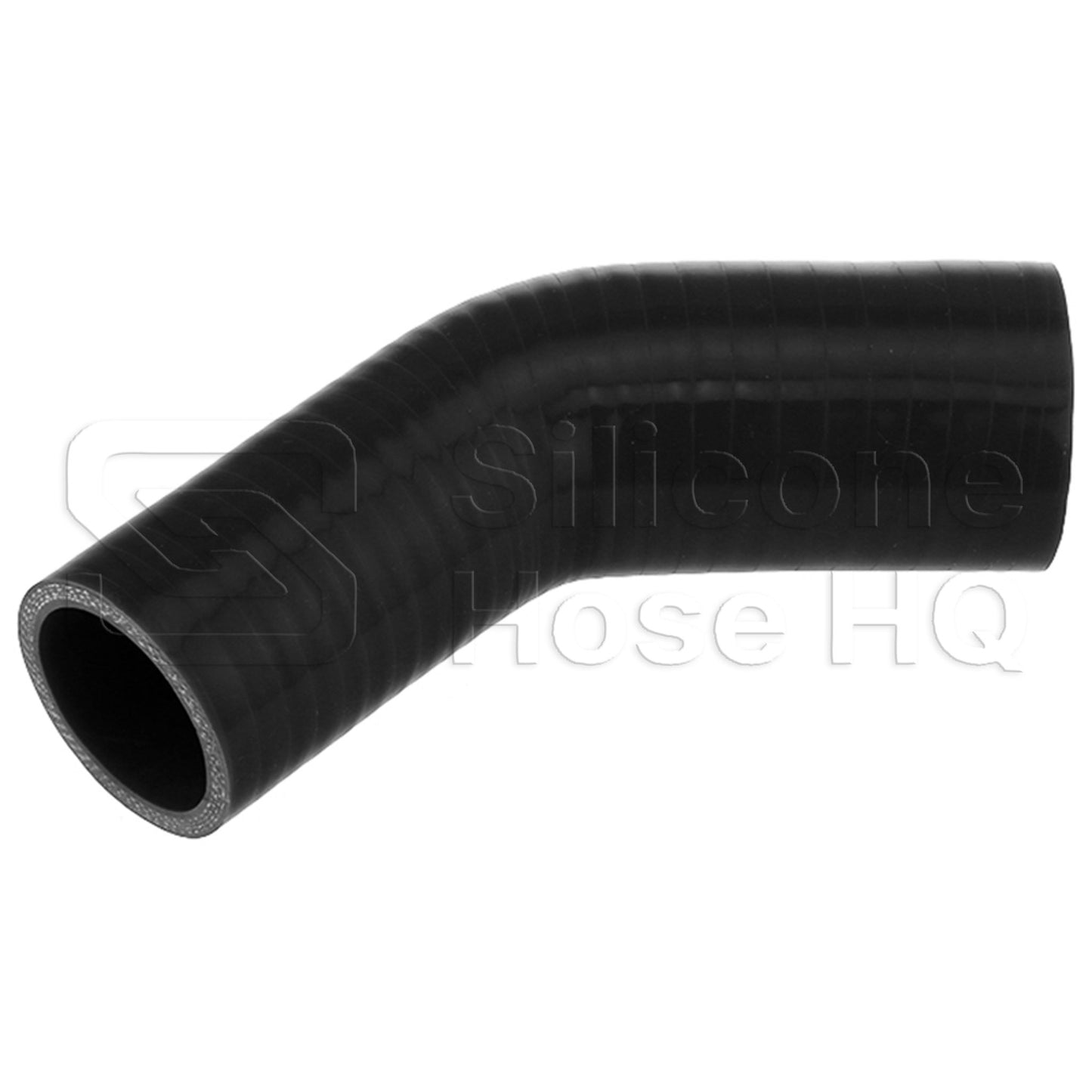 Silicone Hose, 2 x 1 3/4" 45 deg. Reducing Elbow