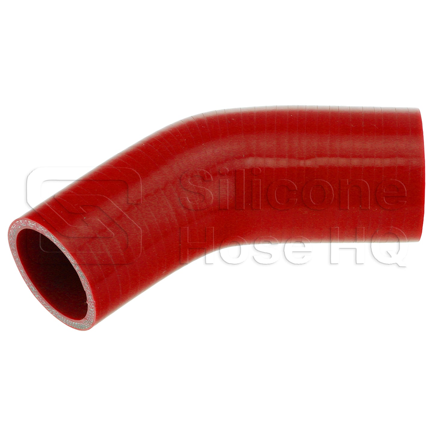 Silicone Hose, 2 3/8 x 2" 45 deg. Reducing Elbow
