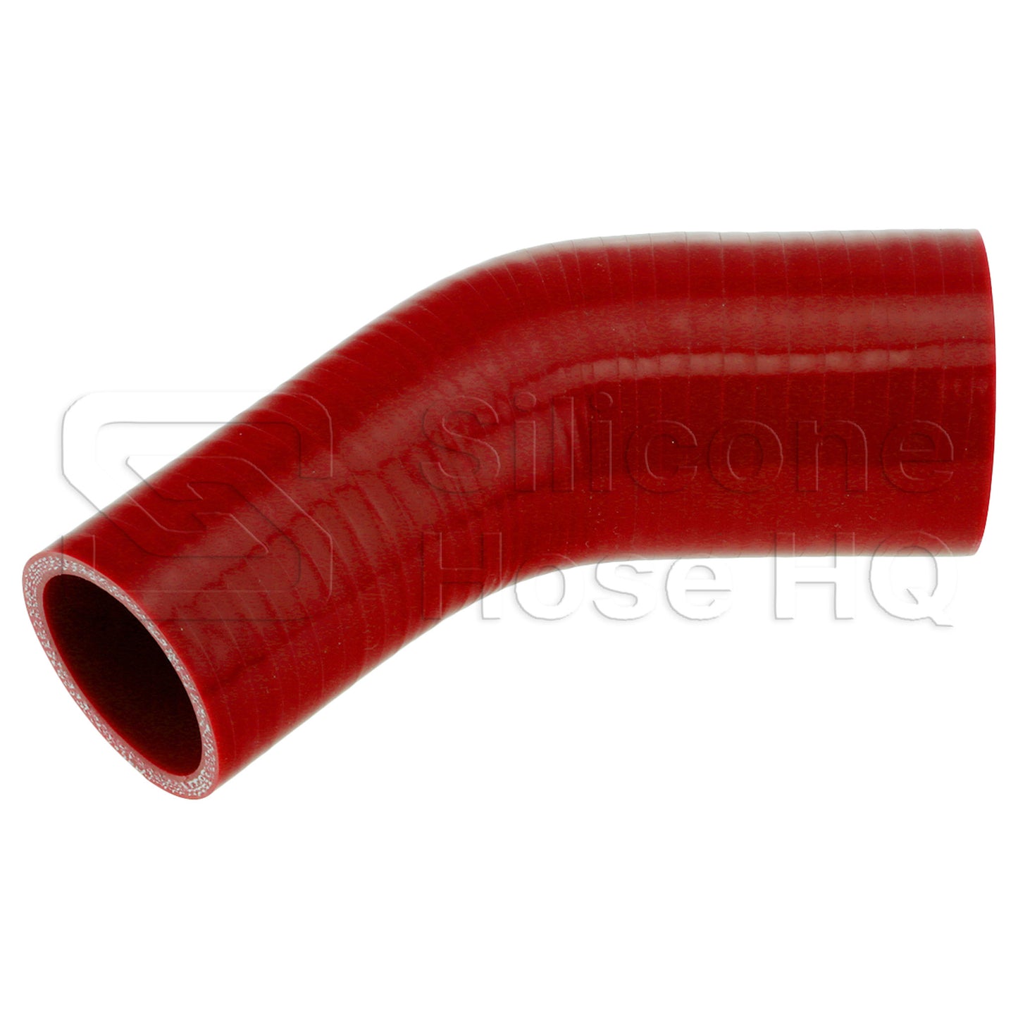 Silicone Hose, 2 1/2 x 2" 45 deg. Reducing Elbow