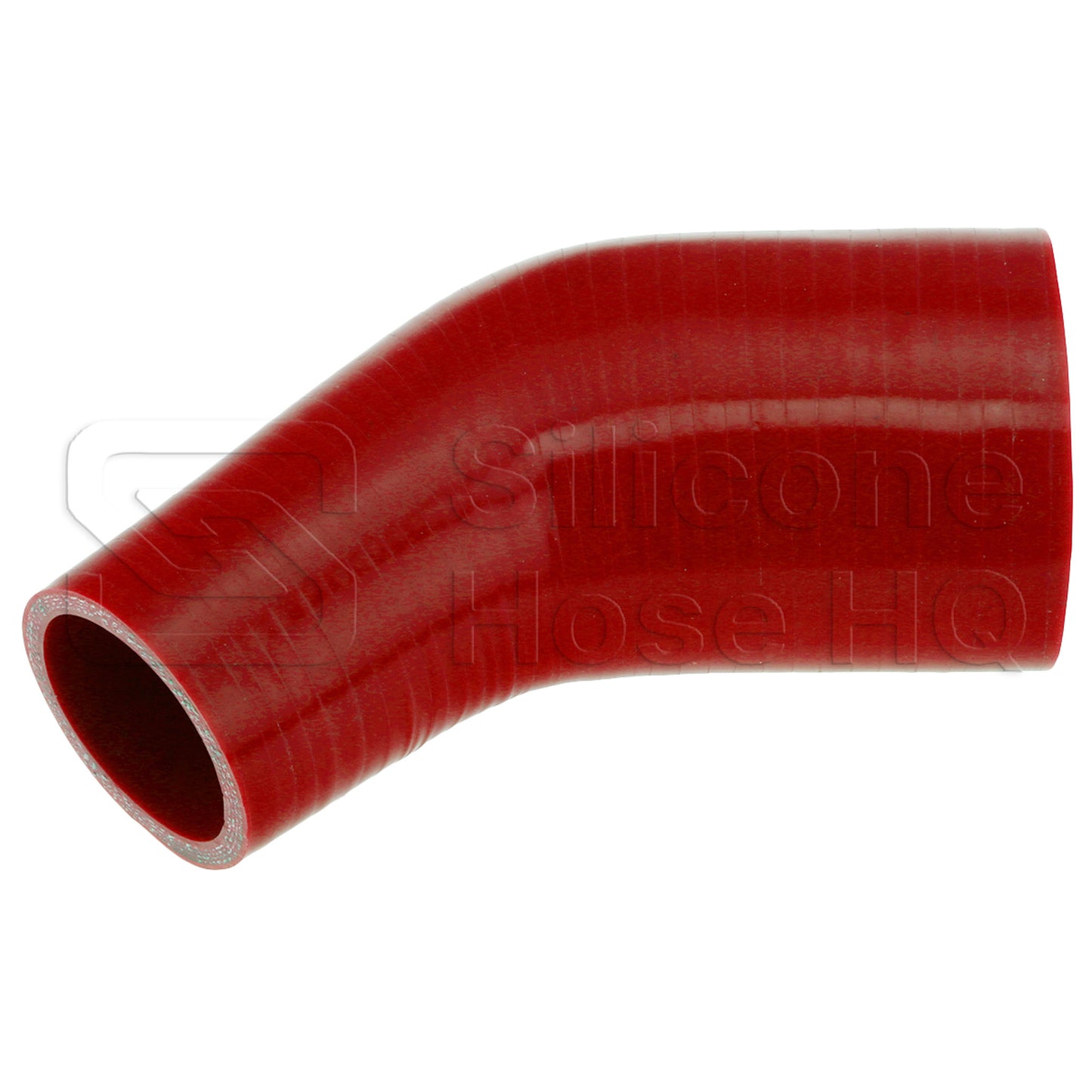 Silicone Hose, 3" to 2" 45 deg. Reducing Elbow