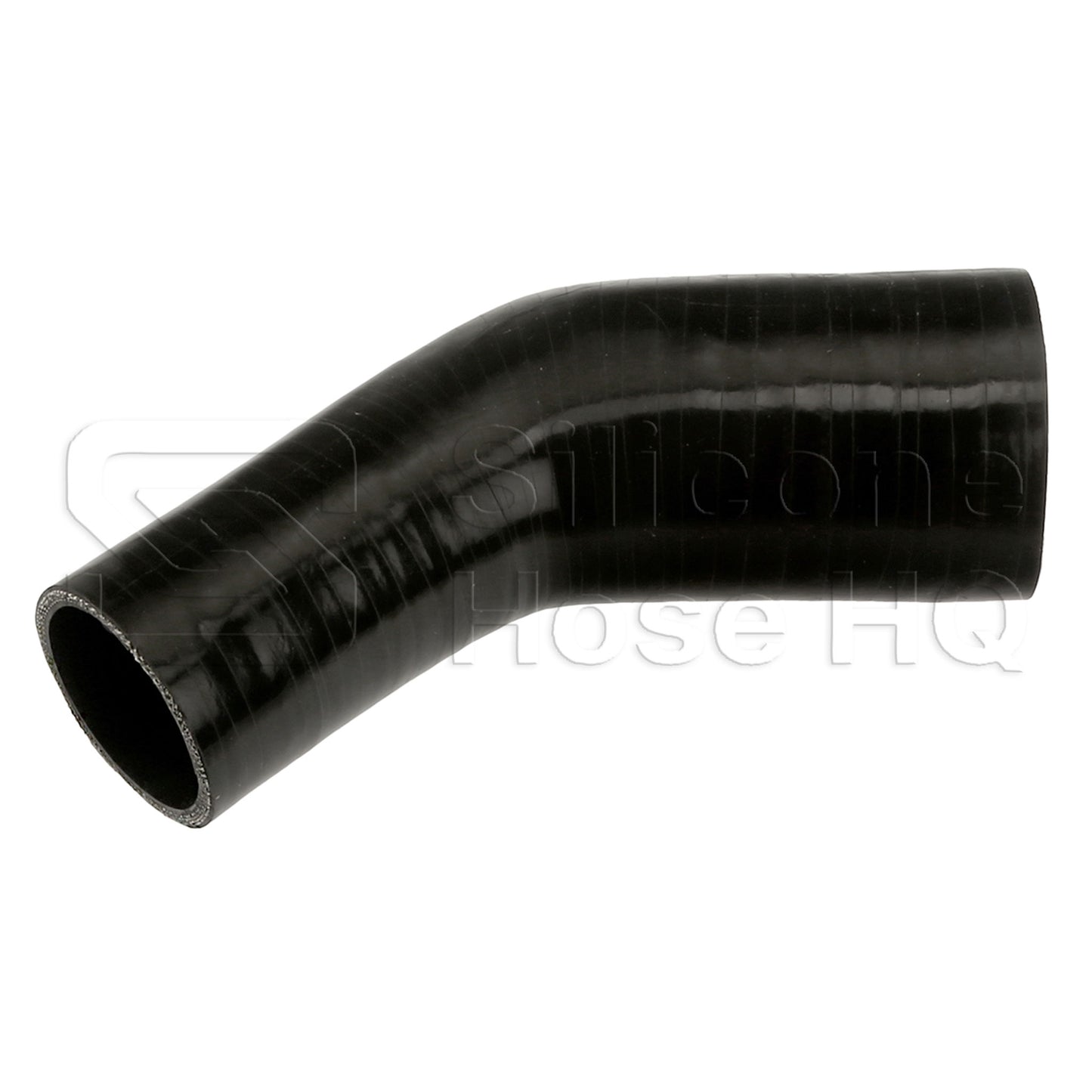 Silicone Hose, 3 x 2 1/4" 45 deg. Reducing Elbow
