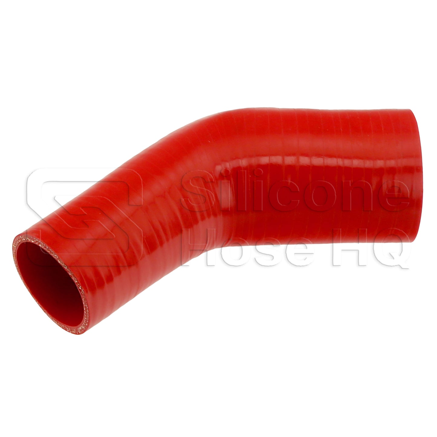 Silicone Hose, 3 x 2 1/4" 45 deg. Reducing Elbow