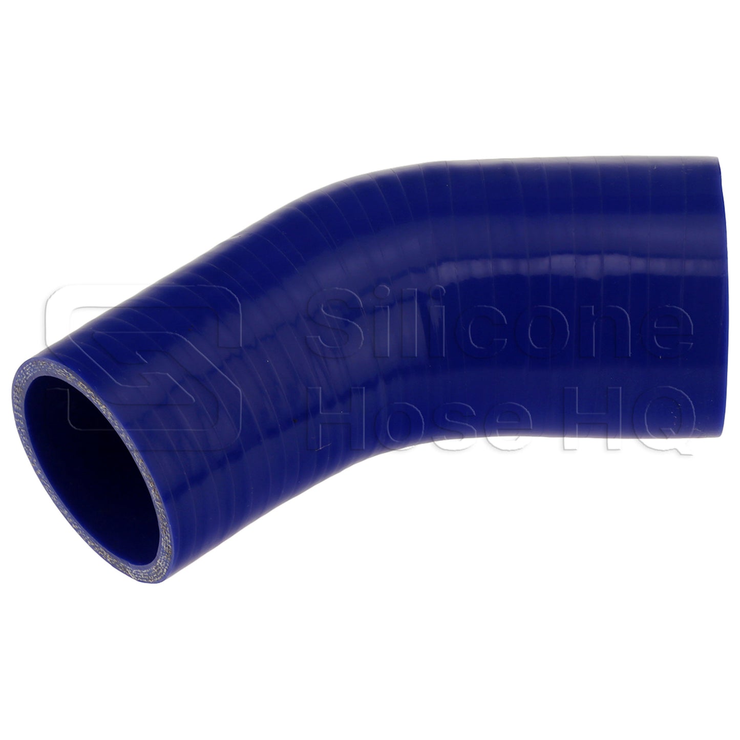 Silicone Hose, 3" x 2 1/2" 45 deg. Reducing Elbow