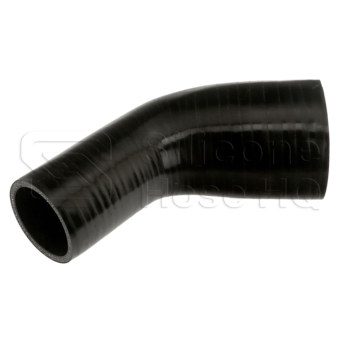 Silicone Hose, 3 1/2 x 2 1/2" 45 deg. Reducing Elbow