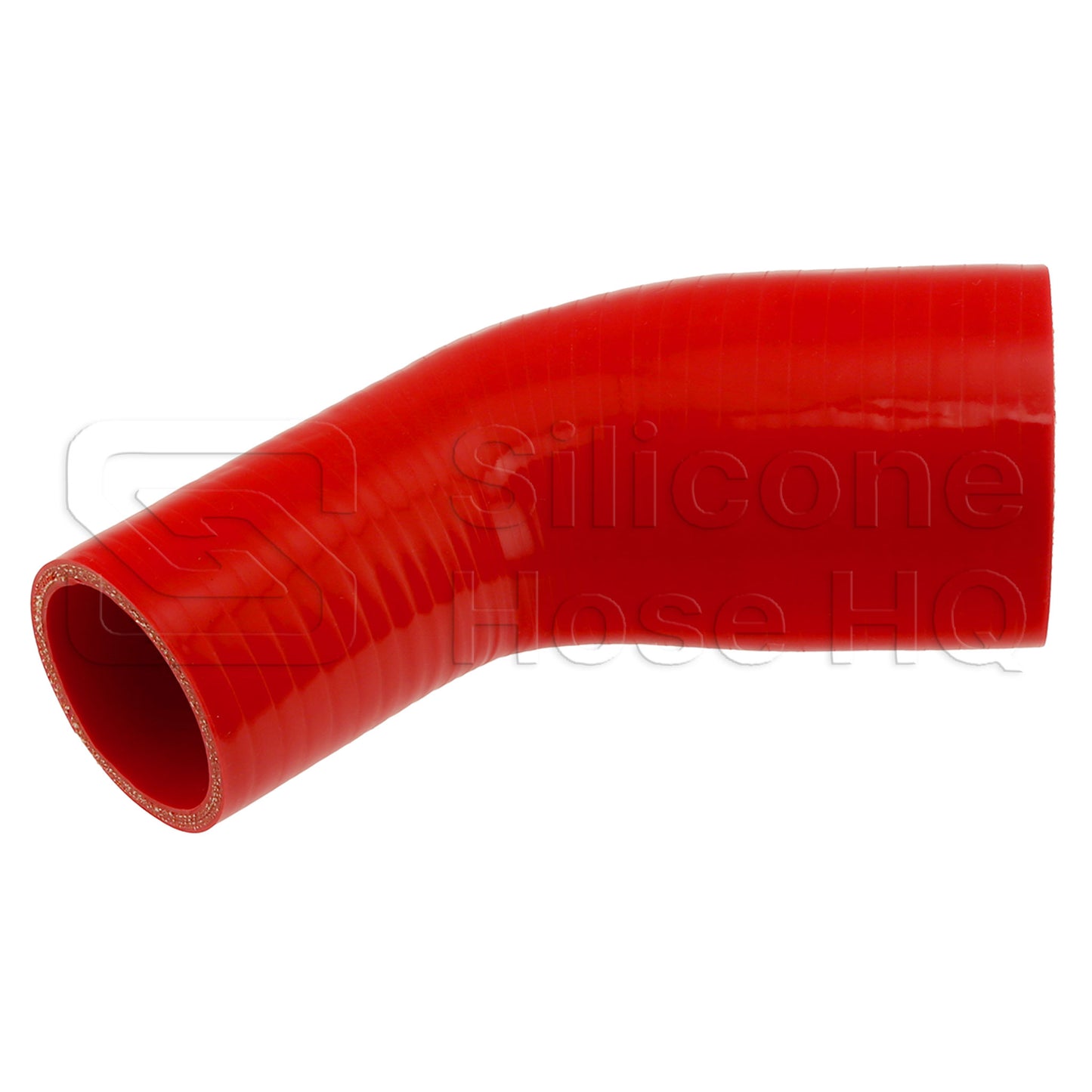 Silicone Hose, 3 1/2 x 2 1/2" 45 deg. Reducing Elbow