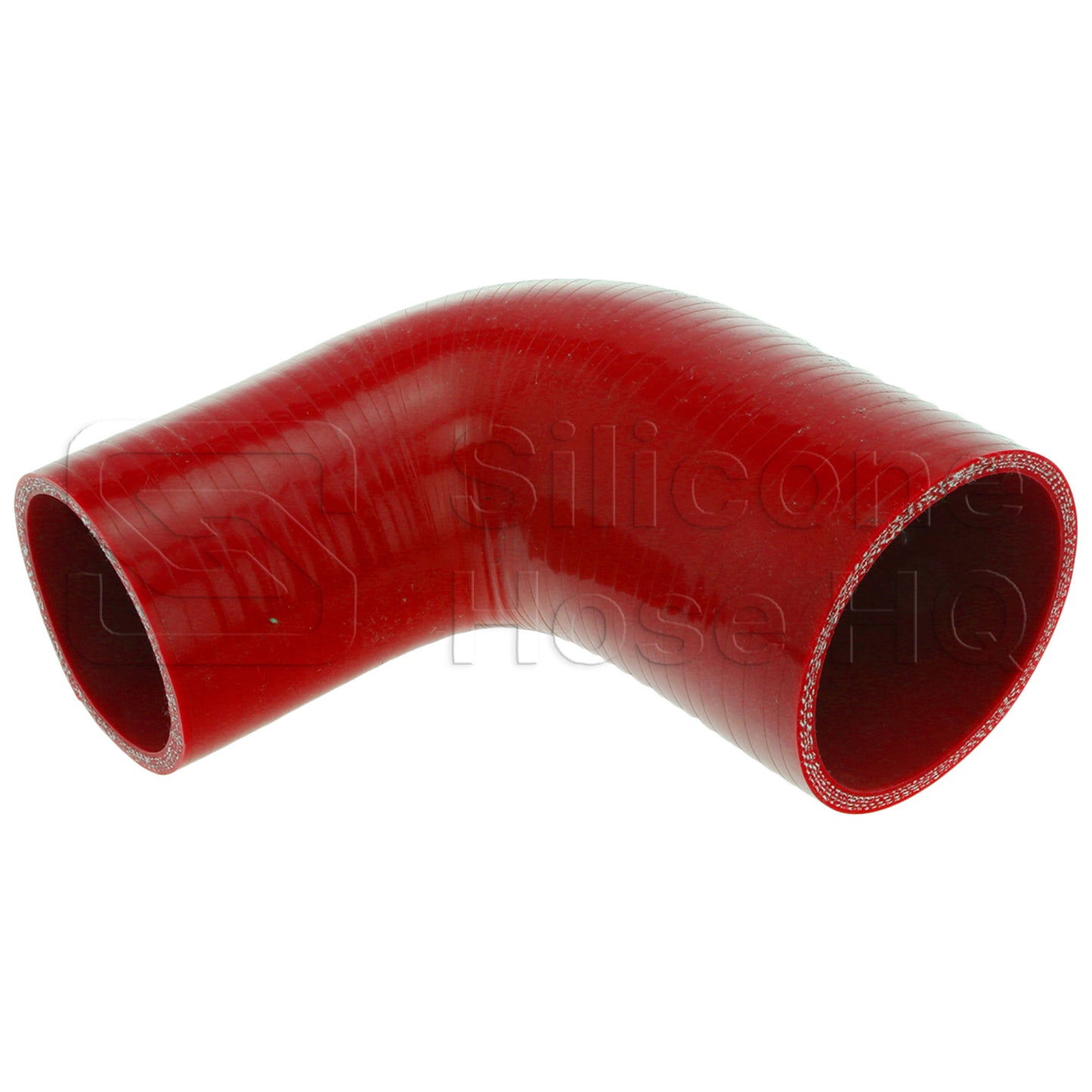 Silicone Hose, 3" x 2 1/2" 90 deg. Reducing Elbow