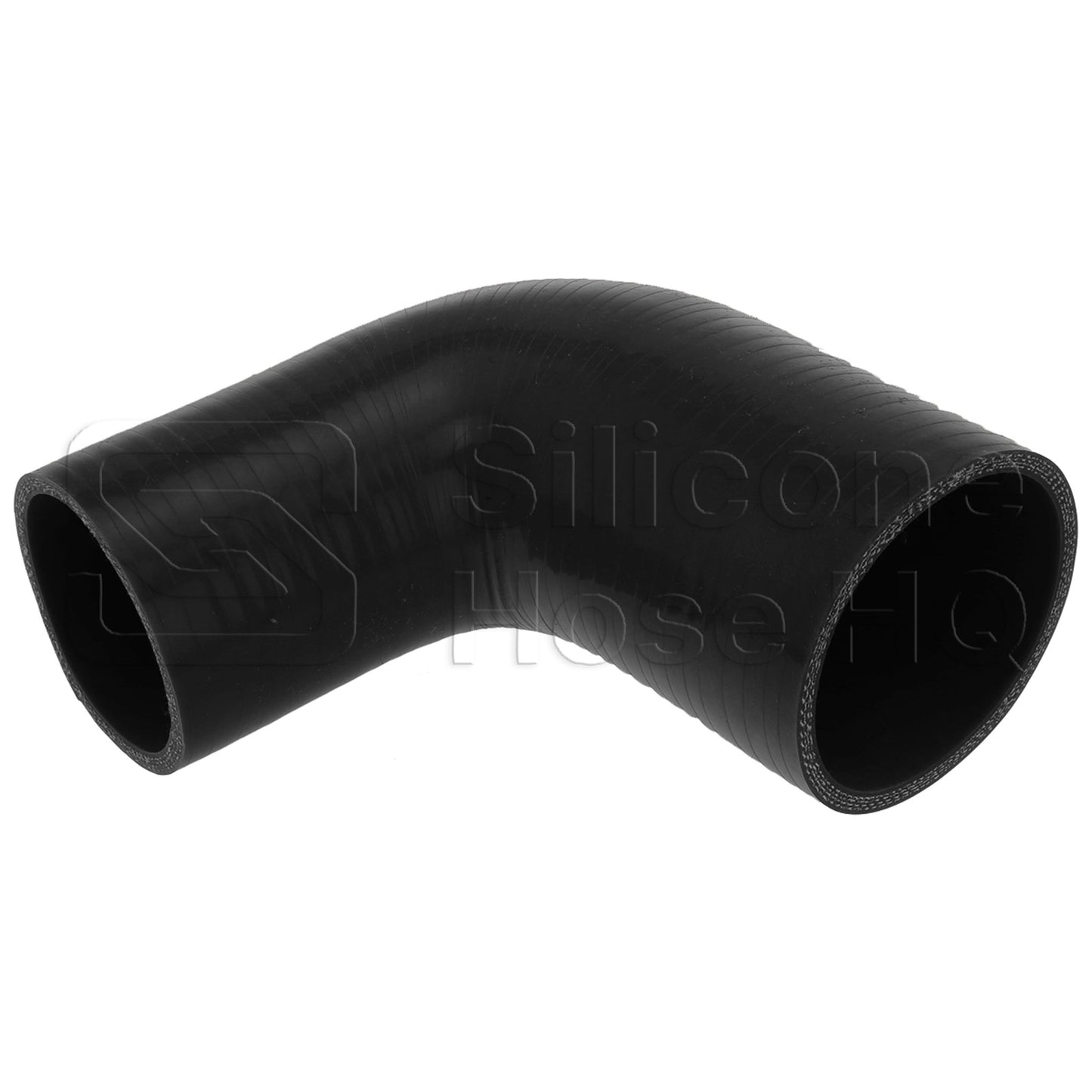 Silicone Hose, 3" x 2 1/2" 90 deg. Reducing Elbow