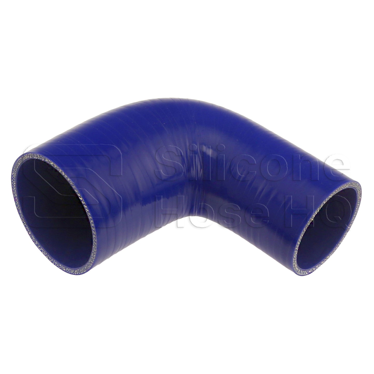 Silicone Hose, 3 1/4" x 2 1/2" 90 deg. Reducing Elbow