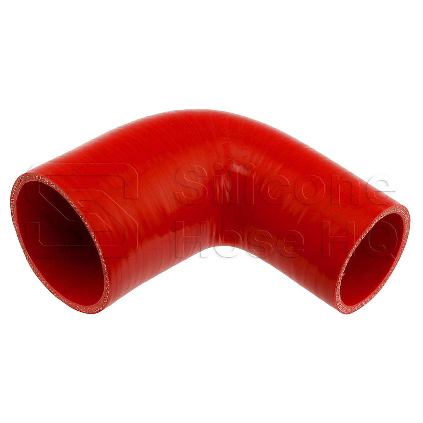 Silicone Hose, 3 1/4" x 2 1/2" 90 deg. Reducing Elbow