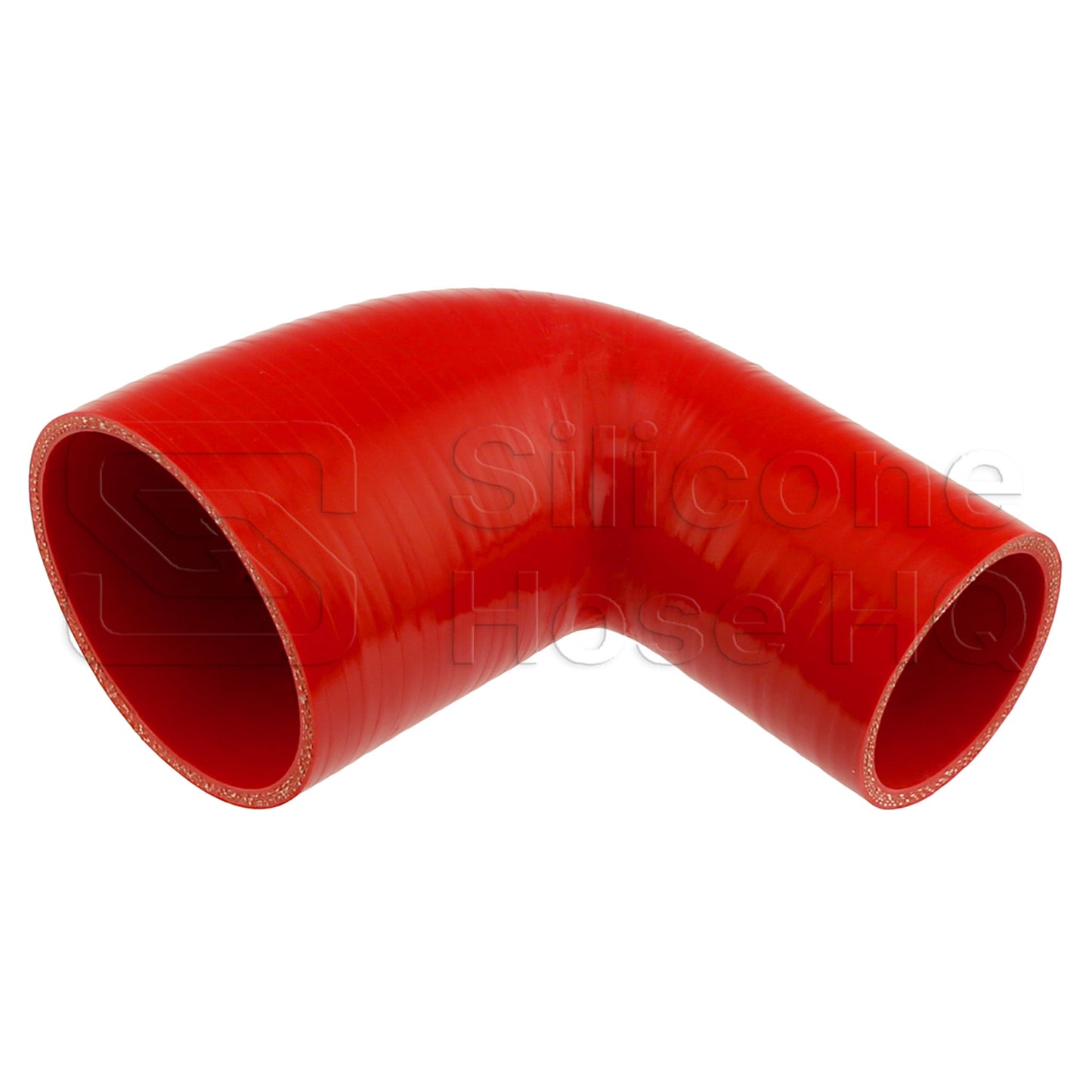 Silicone Hose, 3 1/2" x 2 1/2" 90 deg. Reducing Elbow
