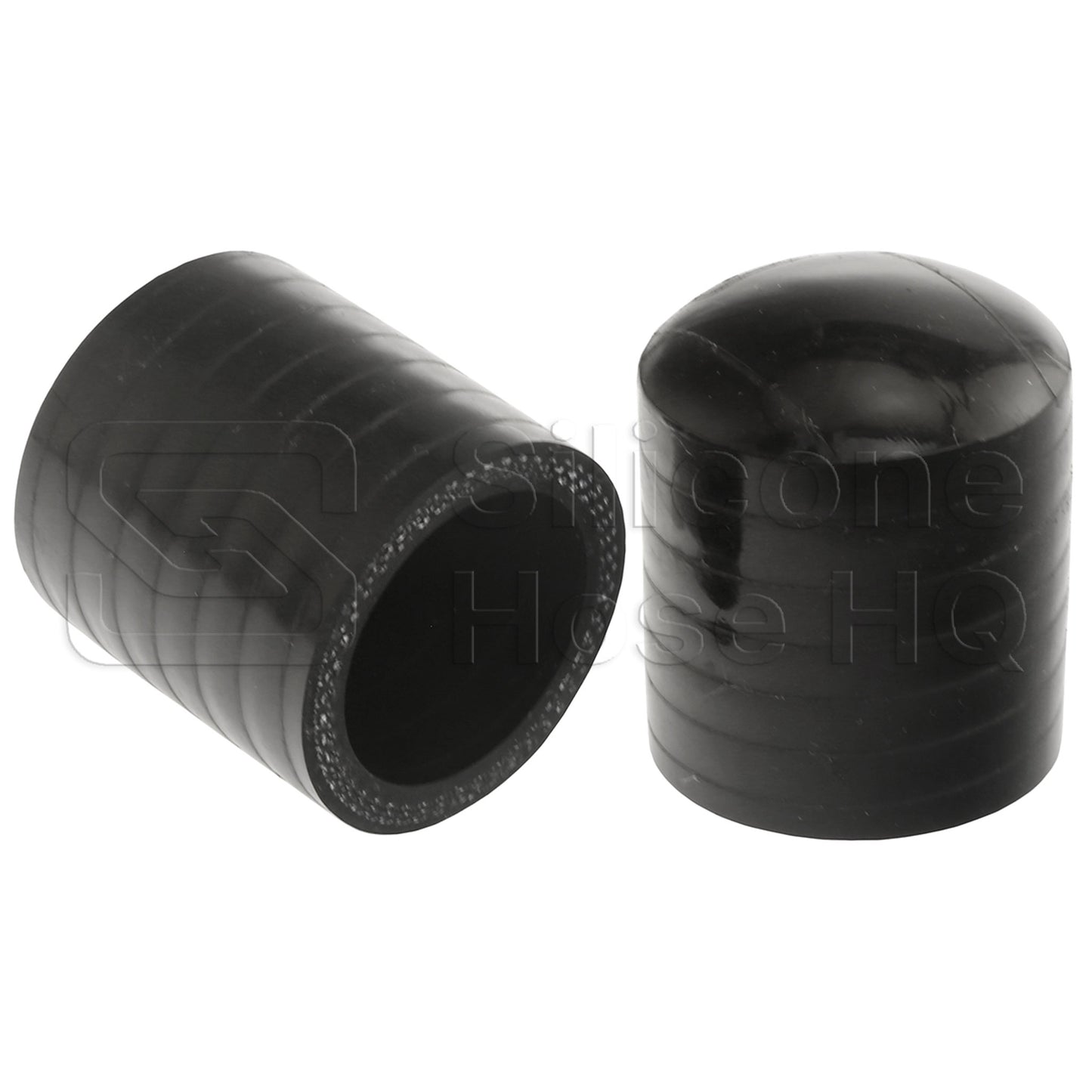 Black Silicone Coolant Bypass Cap, 1 1/8 inch ID
