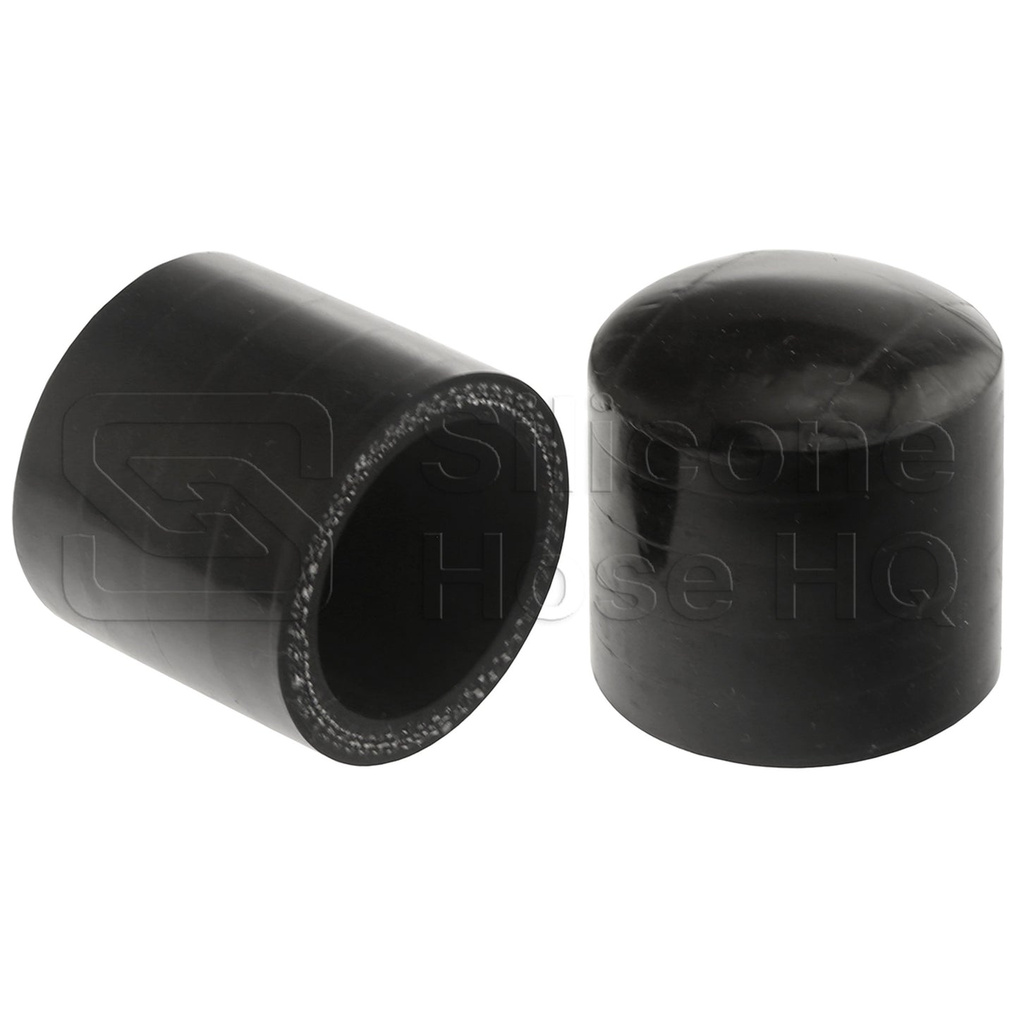 Black Silicone Coolant Bypass Cap, 1 1/4 inch ID