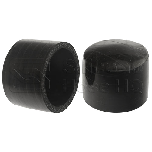 Black Silicone Coolant Bypass Cap, 1 3/4 inch ID