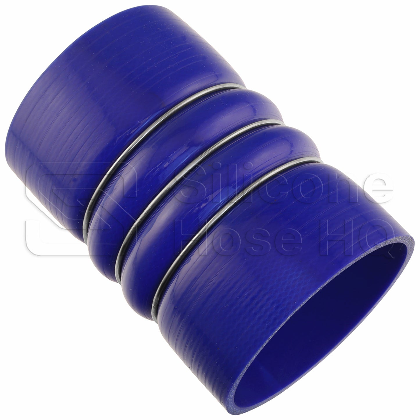 Blue Silicone 350F CAC Hose, 4.00" ID, 6" L