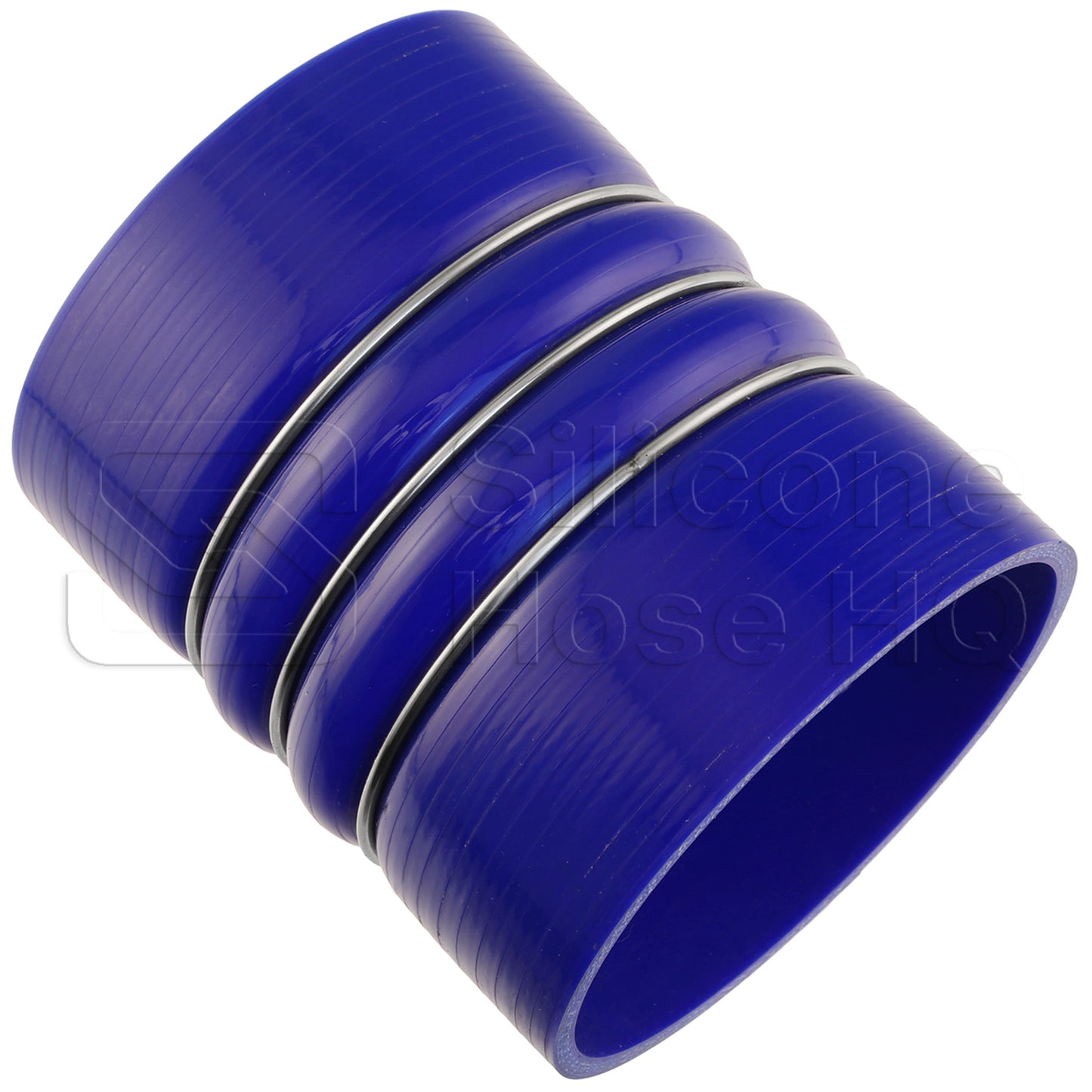 Blue Silicone 350F CAC Hose, 5.00" ID, 6" L