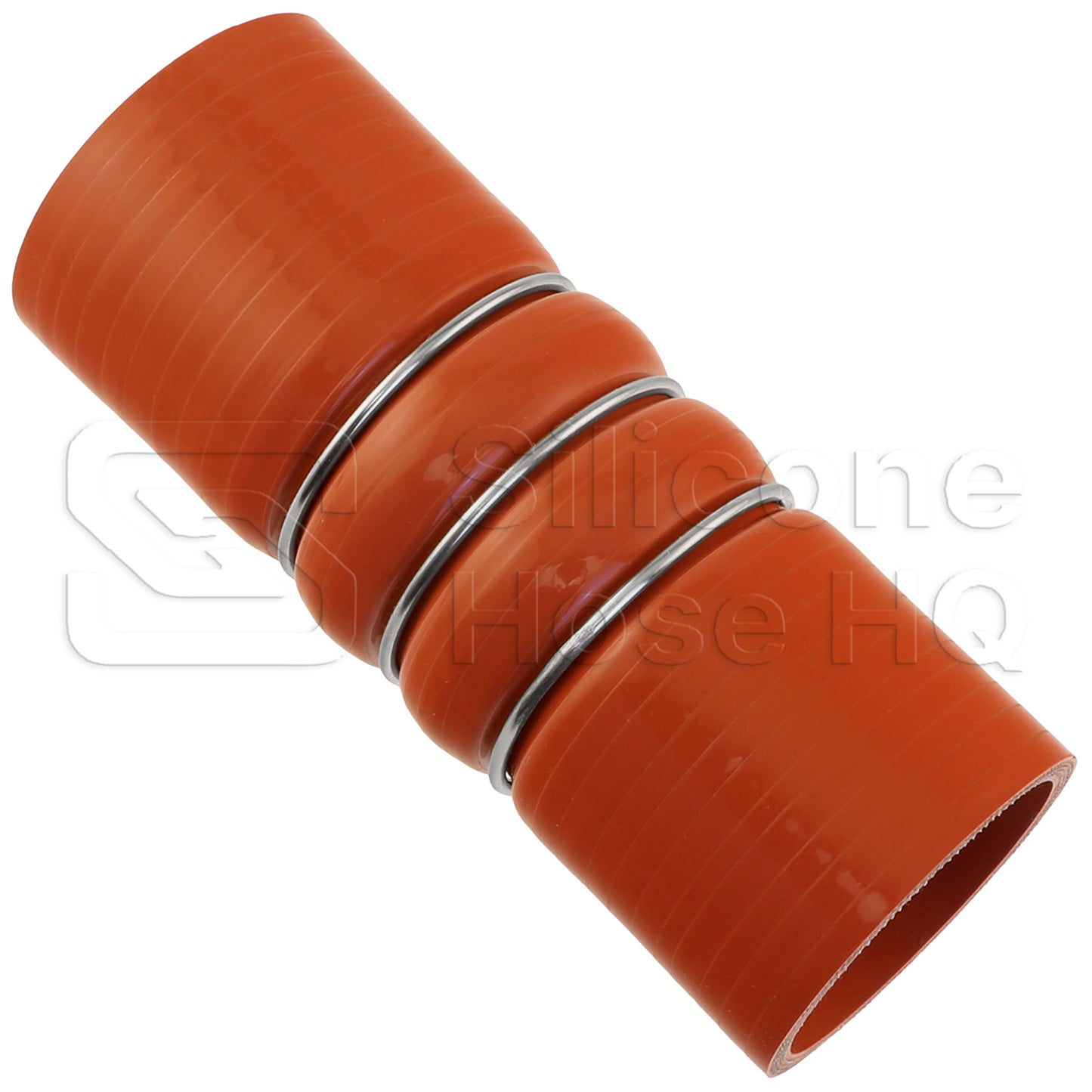 Orange Silicone 500F CAC Hose, 2" ID, 6" L