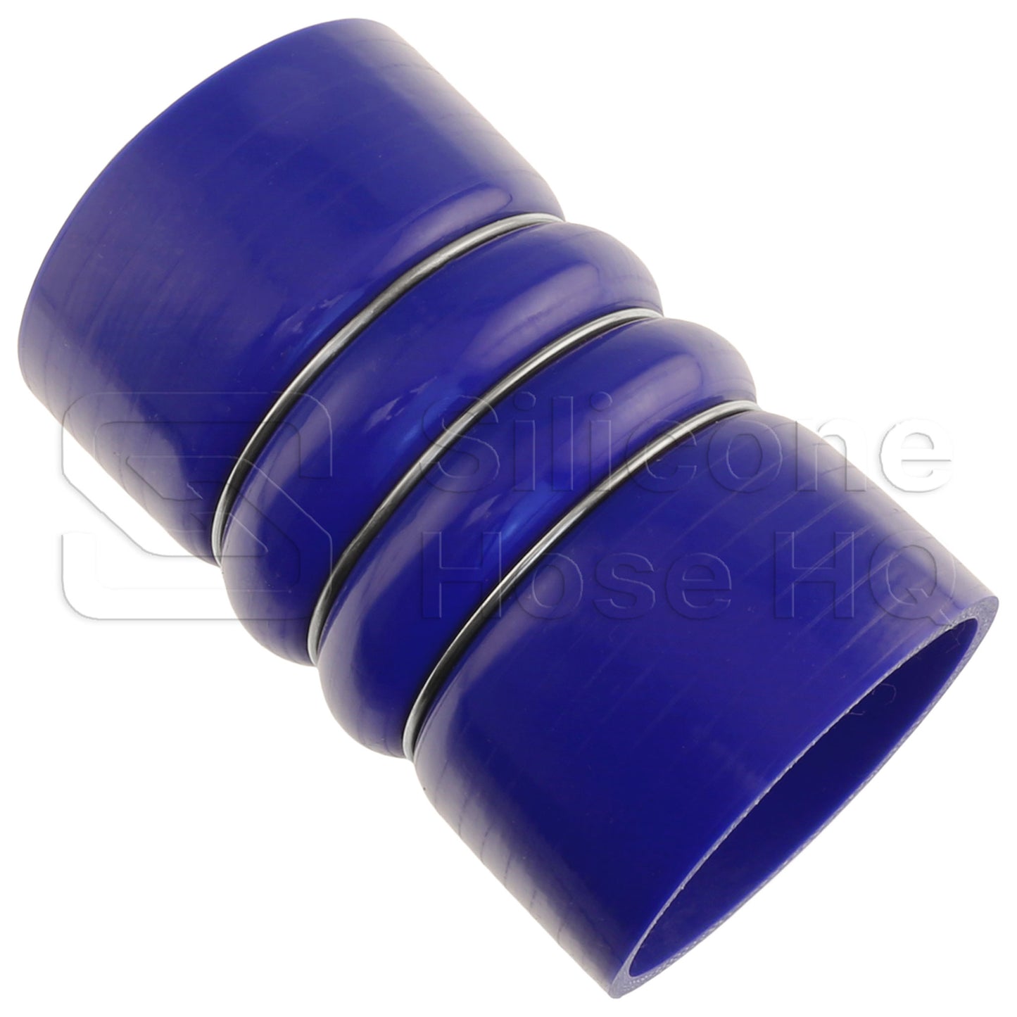 Blue Silicone 350F CAC Hose, 3.38" ID, 6" L