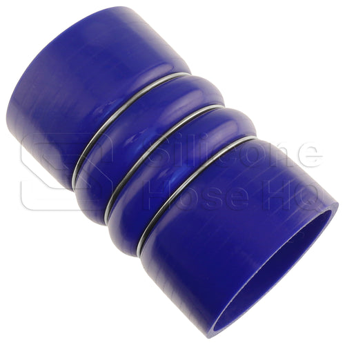 Blue Silicone 350F CAC Hose, 3.38