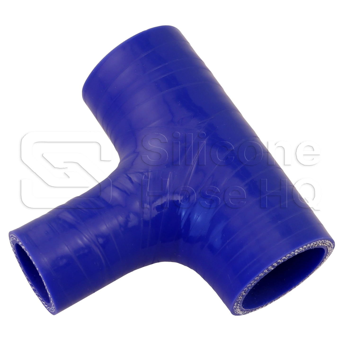 Silicone T-Hose, 38mm (1.50") ID w/25mm (1") ID Branch