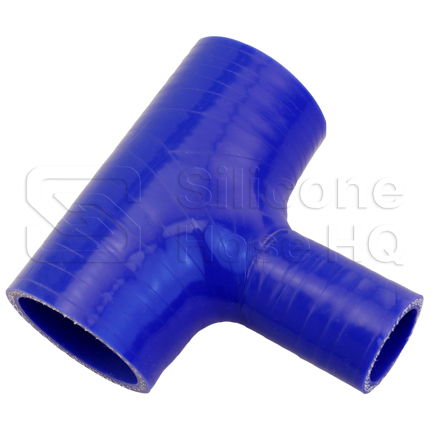 Silicone T-Hose, 45mm (1.75") ID w/25mm (1") ID Branch