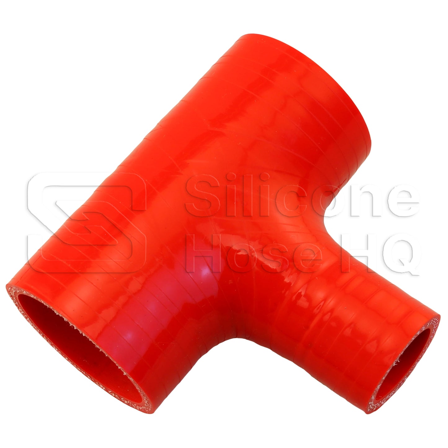 Silicone T-Hose, 45mm (1.75") ID w/25mm (1") ID Branch