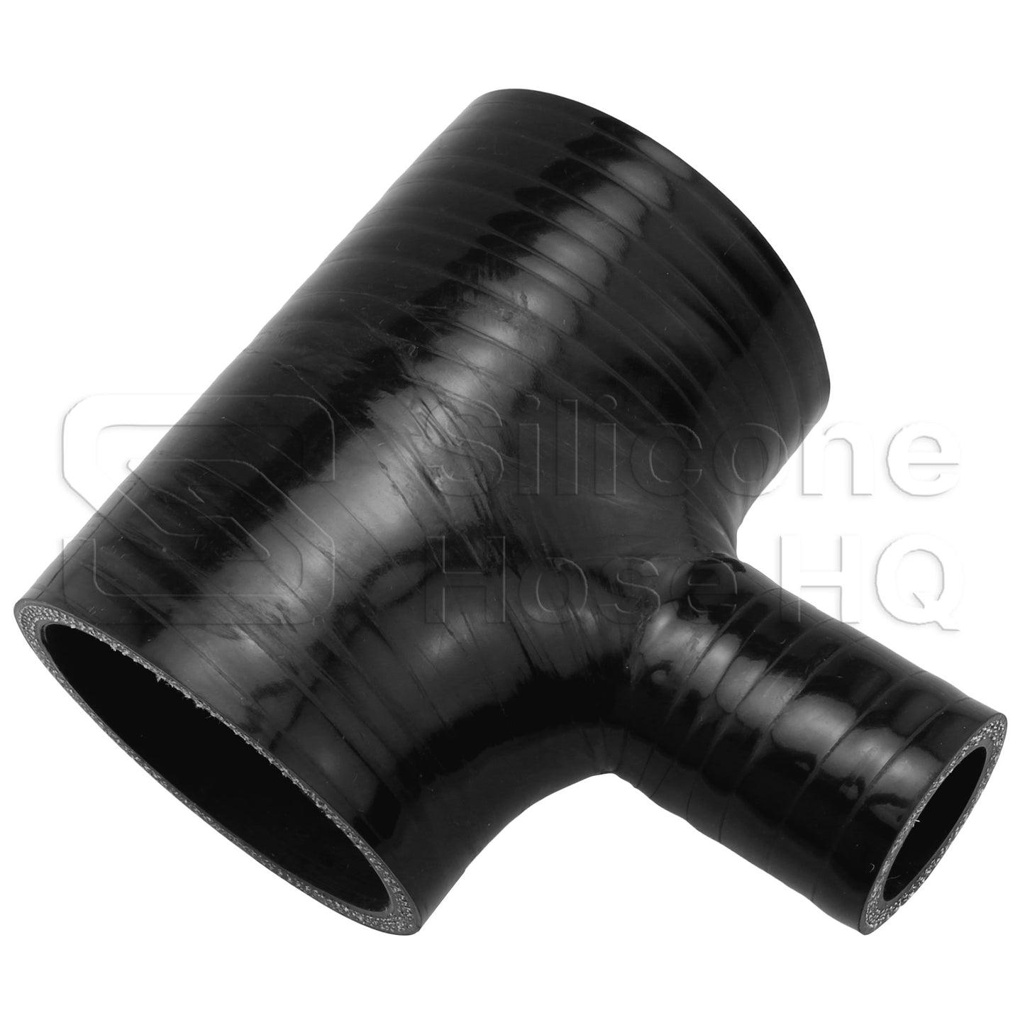 Silicone T-Hose, 63mm (2.50") ID w/25mm (1") ID Branch