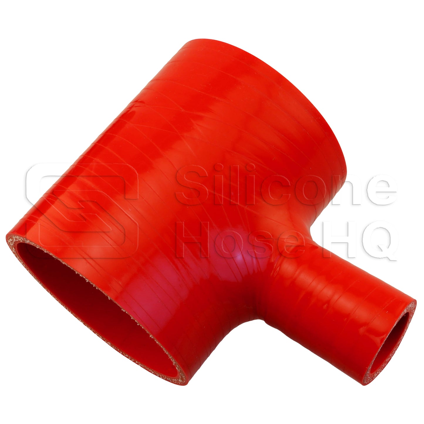 Silicone T-Hose, 76mm (3.00") ID w/25mm (1") ID Branch