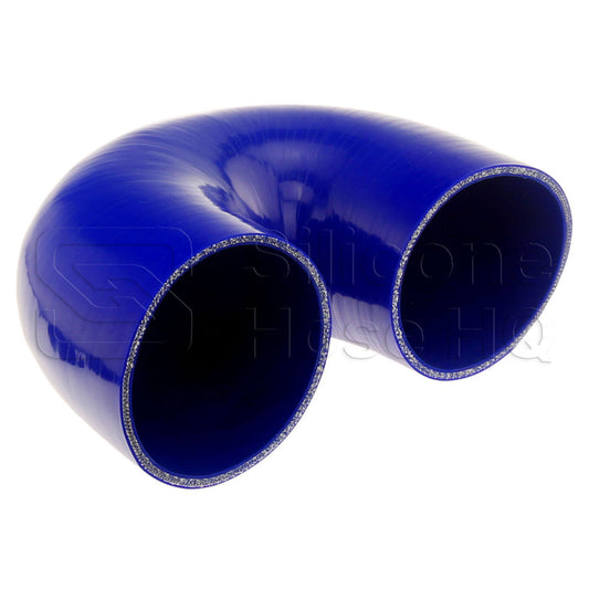 Silicone Hose, 4.00" I.D. 180 degree Elbow, 4" Legs