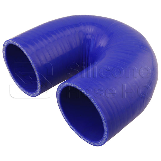 Silicone Hose, 2 1/2" I.D. 180 degree Elbow, 4" Legs
