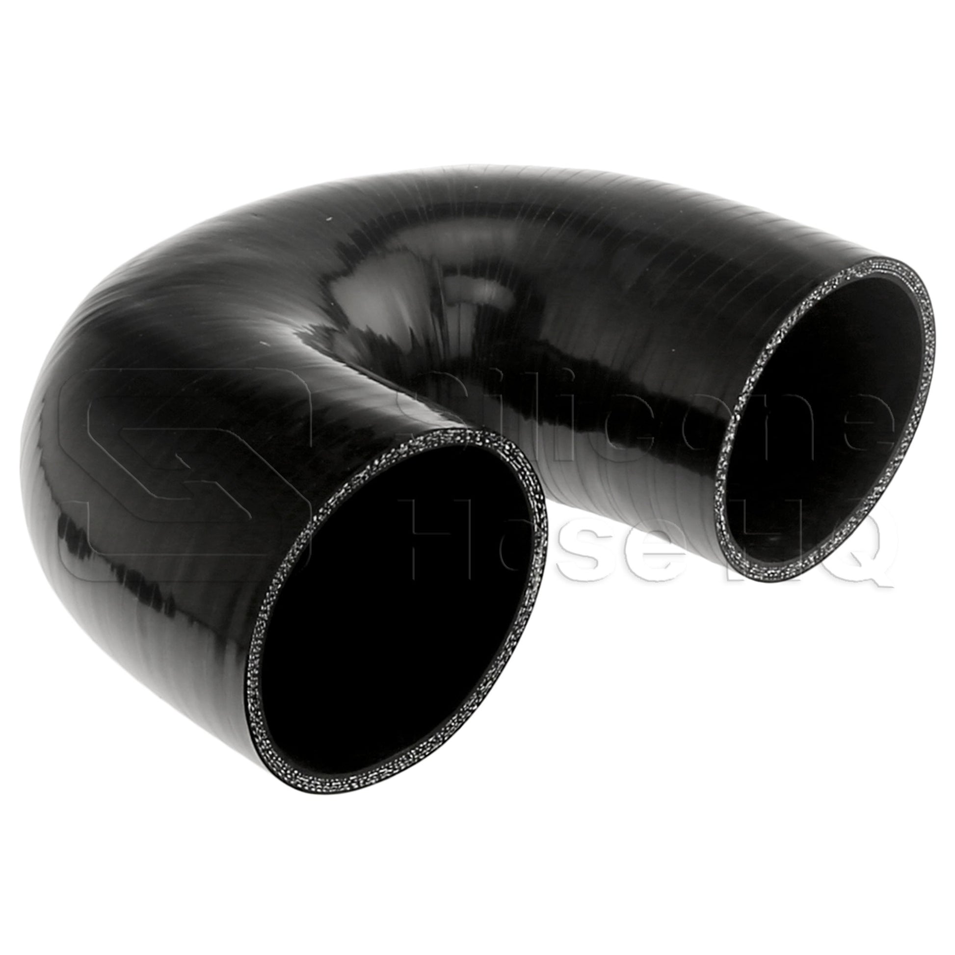 Silicone Hose, 3 1/4" I.D. 180 degree Elbow, 4" Legs