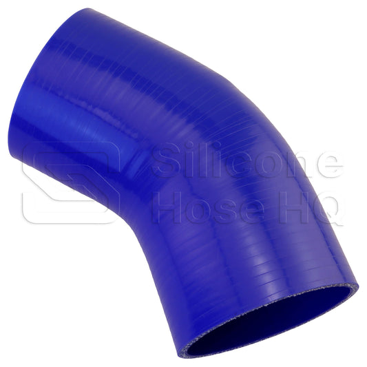 Silicone Hose, 3 1/2" I.D. 45 degree Elbow