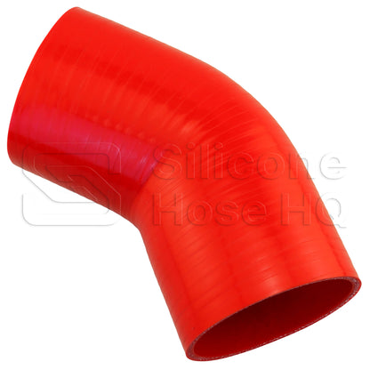 Silicone Hose, 3 1/2" I.D. 45 degree Elbow