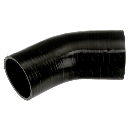Silicone Hose, 4 x 3 1/2" 45 deg. Reducing Elbow