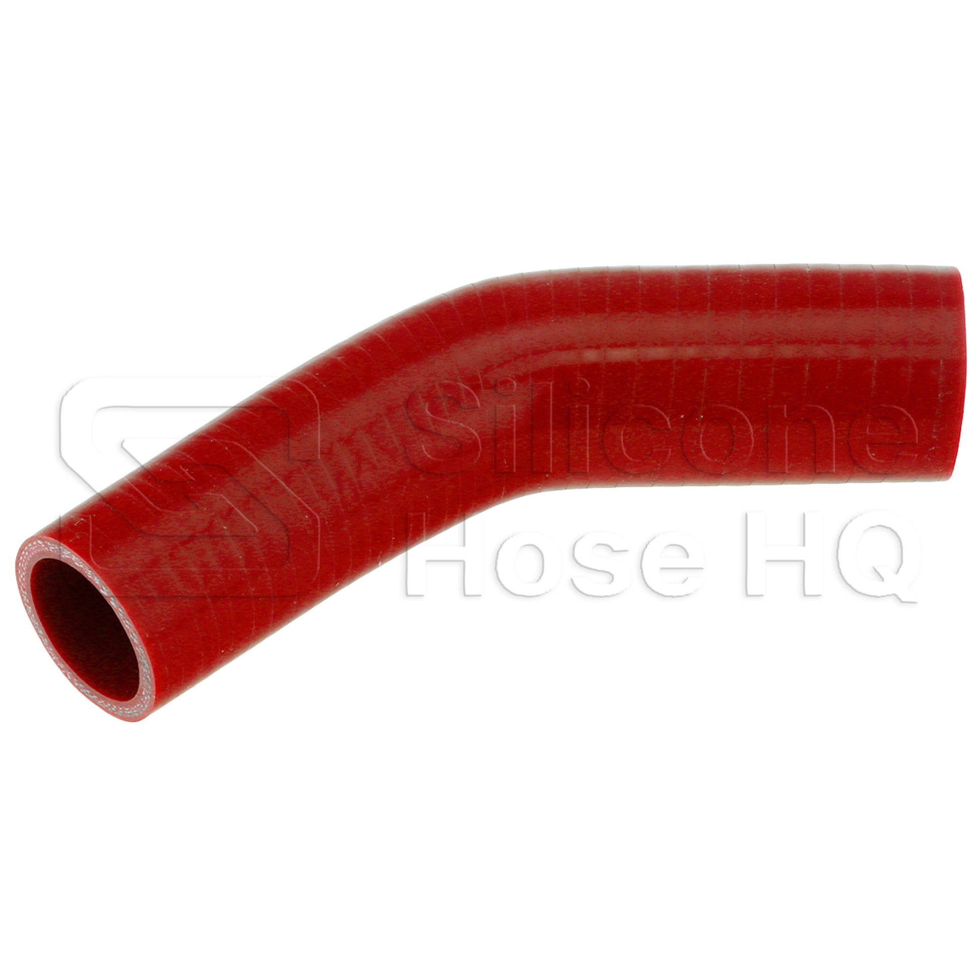 Silicone Hose, 1 1/2 x 1 3/8" 45 deg. Reducing Elbow