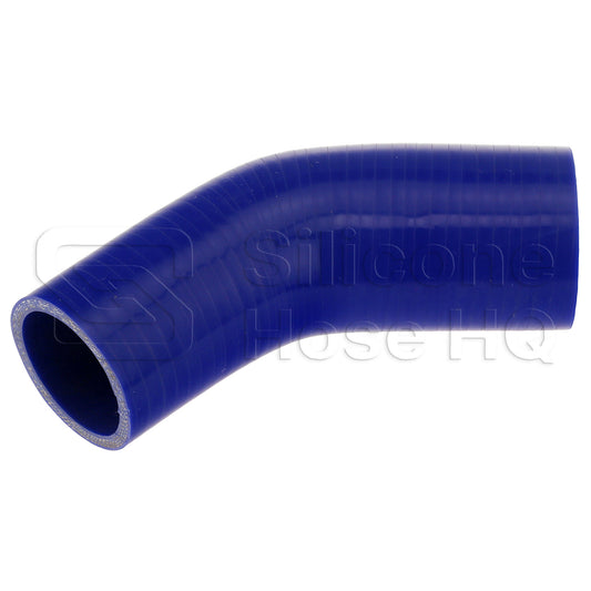 Silicone Hose, 2 3/8 x 2" 45 deg. Reducing Elbow