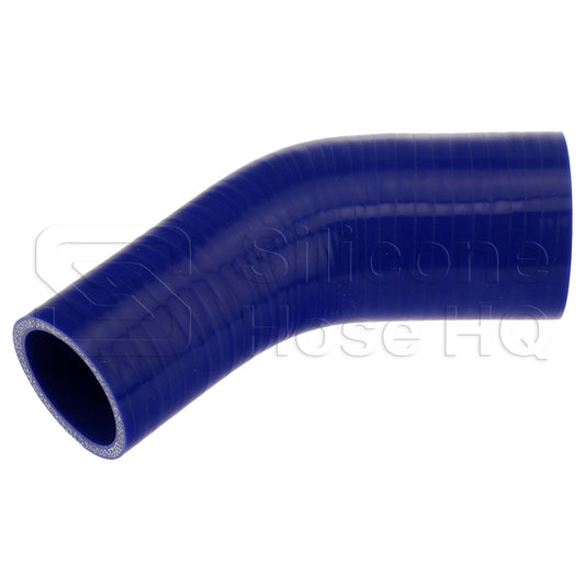 Silicone Hose, 2 1/2 x 2" 45 deg. Reducing Elbow
