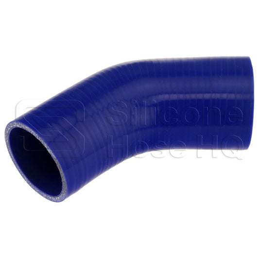 Silicone Hose, 2 3/4 x 2 1/2" 45 deg. Reducing Elbow