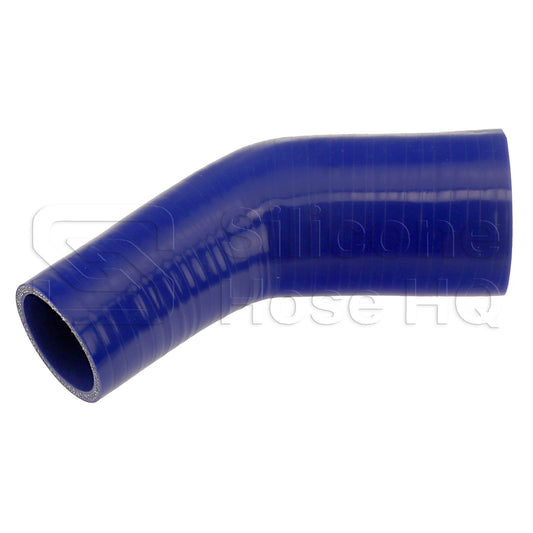 Silicone Hose, 3 x 2 1/4" 45 deg. Reducing Elbow