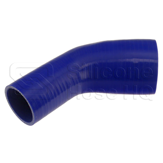 Silicone Hose, 3 1/2 x 2 1/2" 45 deg. Reducing Elbow