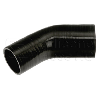 Silicone Hose, 3 1/2 x 3" 45 deg. Reducing Elbow