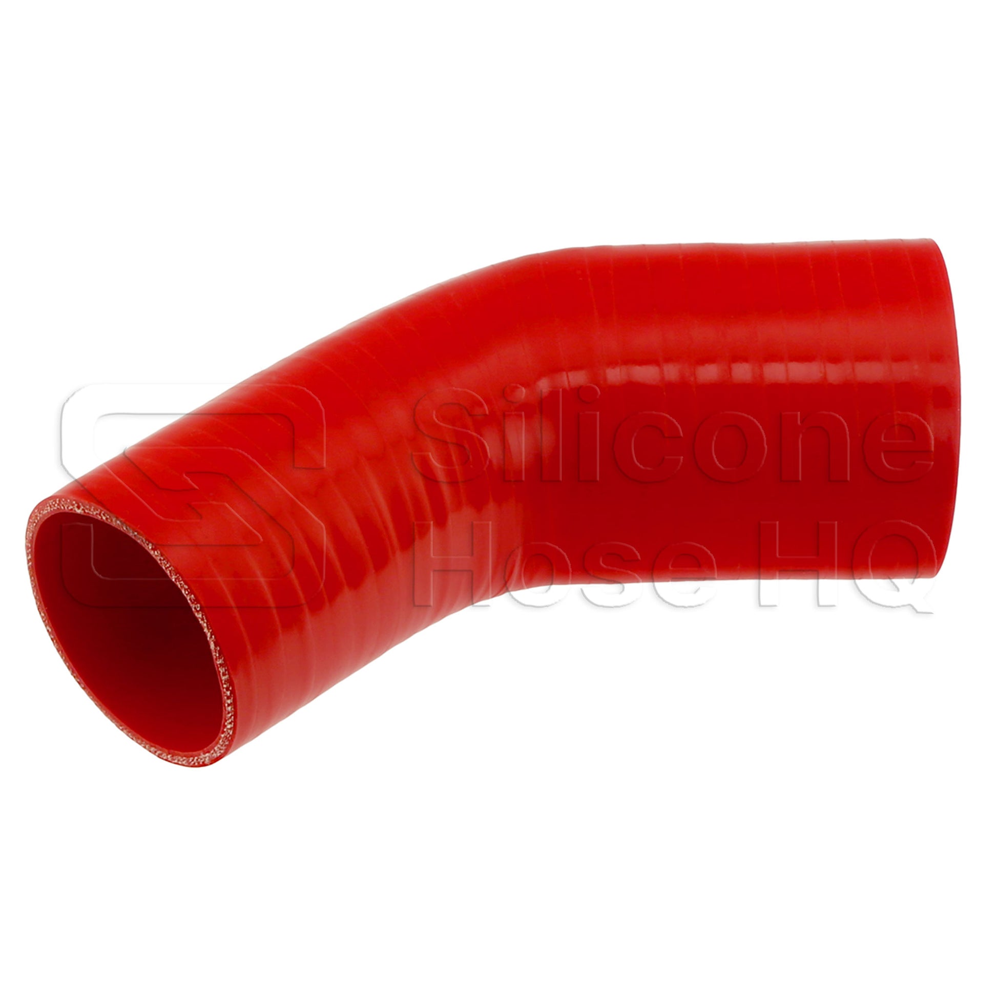 Silicone Hose, 3 1/2 x 3" 45 deg. Reducing Elbow