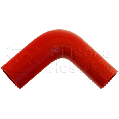 Silicone Hose, 1 1/2 x 1 3/4" 90 deg. Reducing Elbow