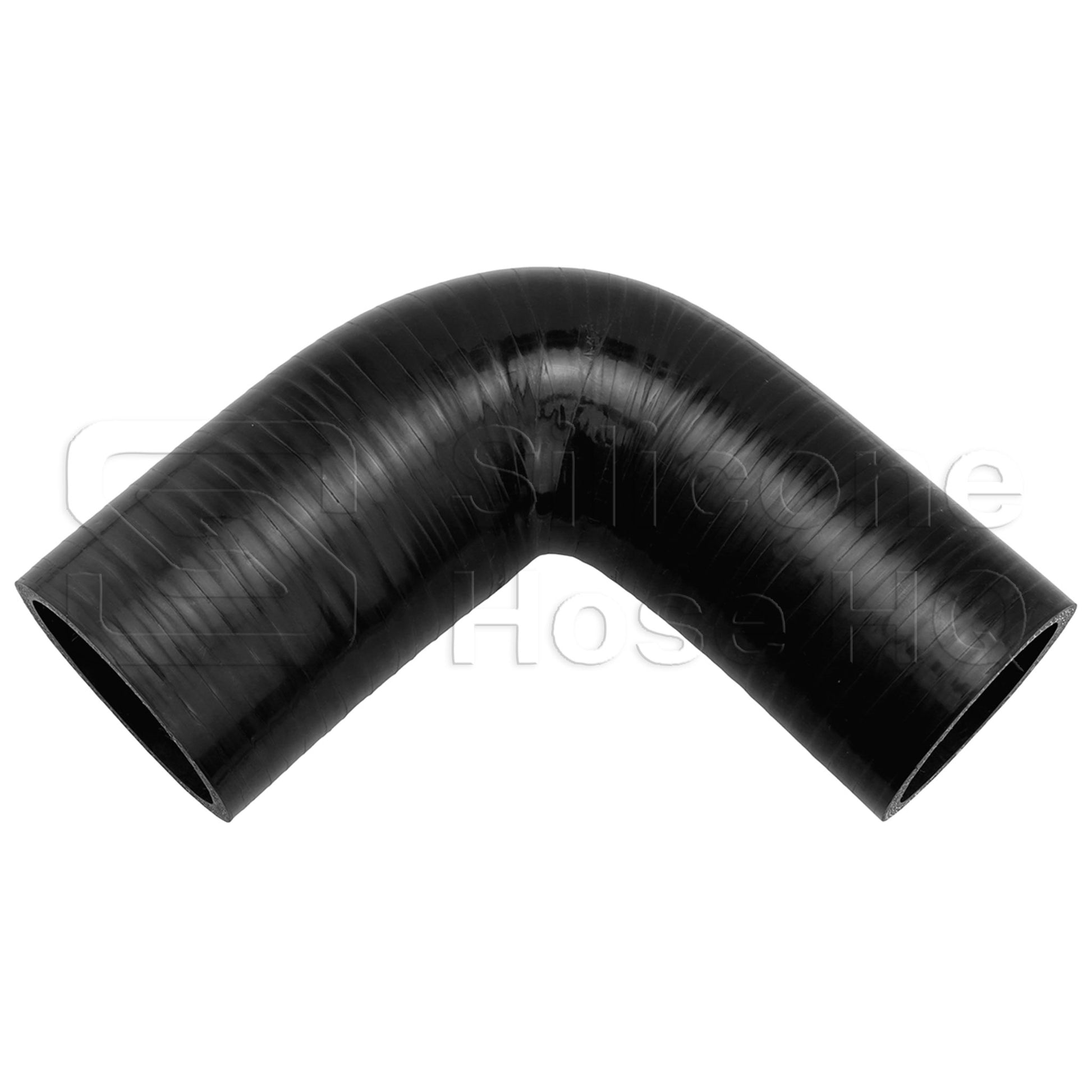 Silicone Hose, 2 1/4 x 2" 90 deg. Reducing Elbow