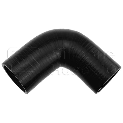 Silicone Hose, 2 3/4" x 2 1/2" 90 deg. Reducing Elbow
